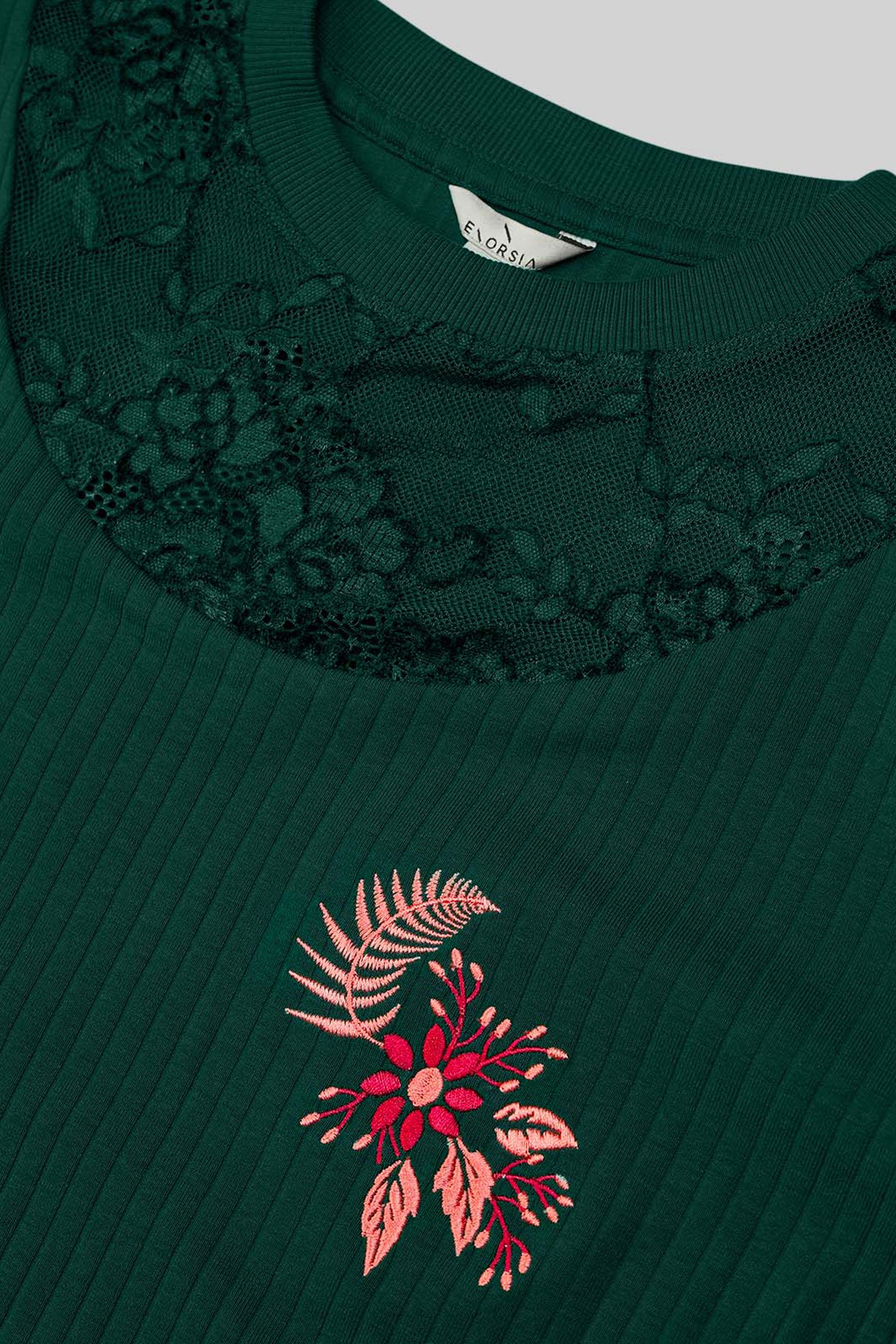 Lace Detail Long Sleeve Bodycon Dress