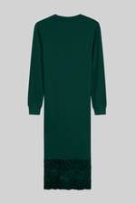 Lace Detail Long Sleeve Bodycon Dress