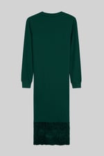 Lace Detail Long Sleeve Bodycon Dress