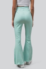 Jersey Ribbed Flared Leggings