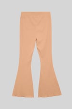 Jersey Ribbed Flared Leggings