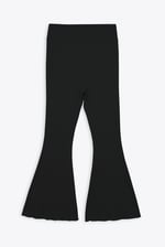 Jersey Ribbed Flared Leggings