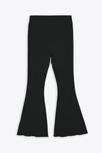 Jersey Ribbed Flared Leggings