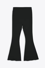 Jersey Ribbed Flared Leggings