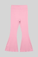 Jersey Ribbed Flared Leggings