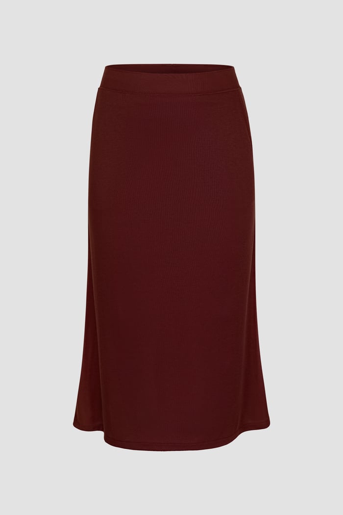 Classic flare Pull-On Jersey Skirt