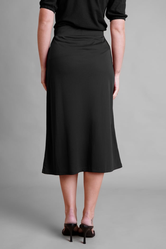 Classic flare Pull-On Jersey Skirt