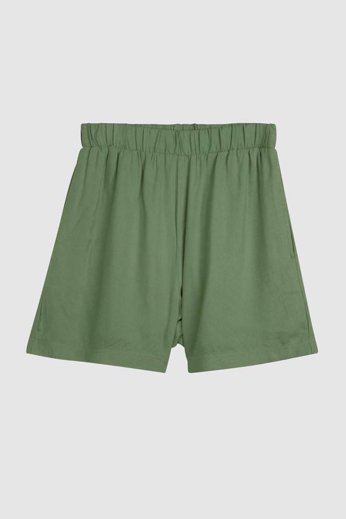 Elasticated Viscose Shorts