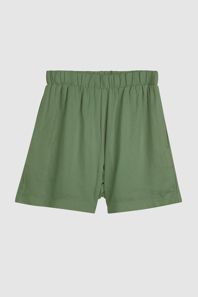 Elasticated Viscose Shorts