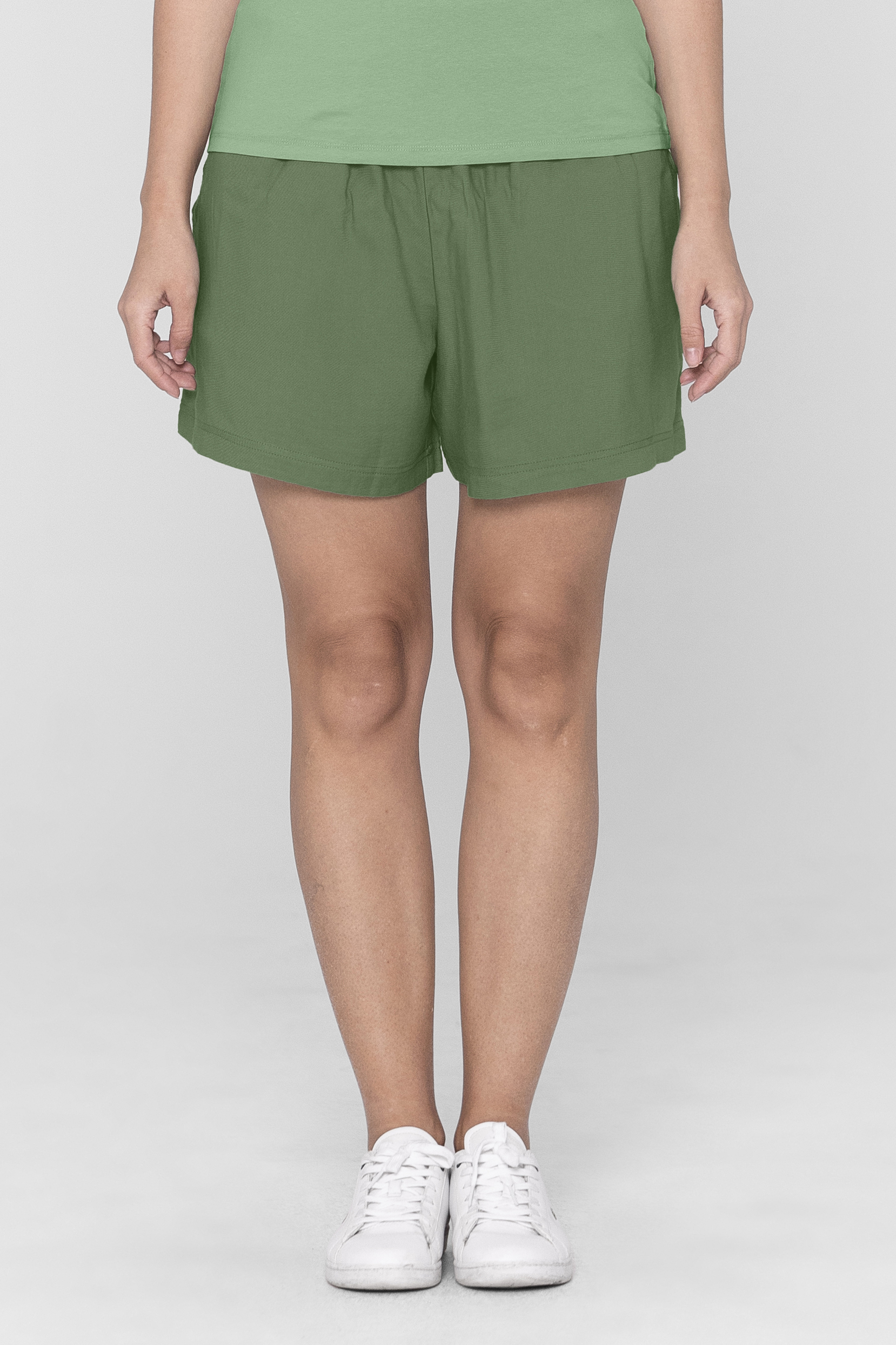 Elasticated Viscose Shorts