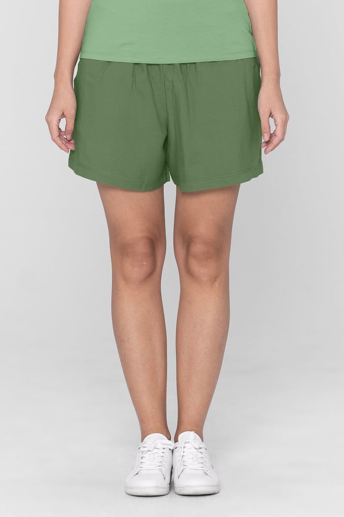 Elasticated Viscose Shorts