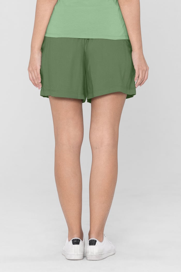 Elasticated Viscose Shorts