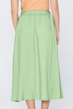 A-Line Maxi Skirt with Front Slit