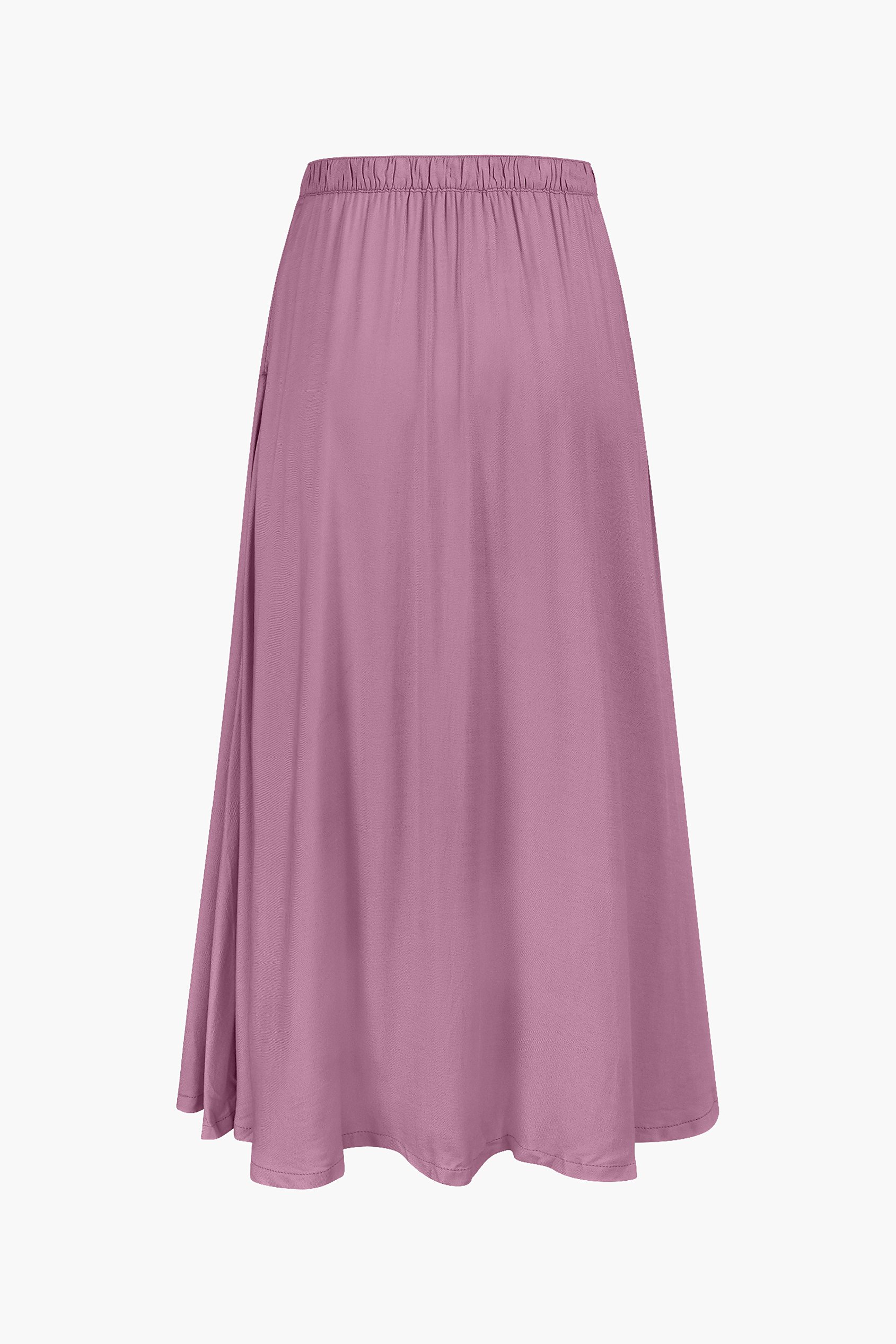 A-Line Maxi Skirt with Front Slit