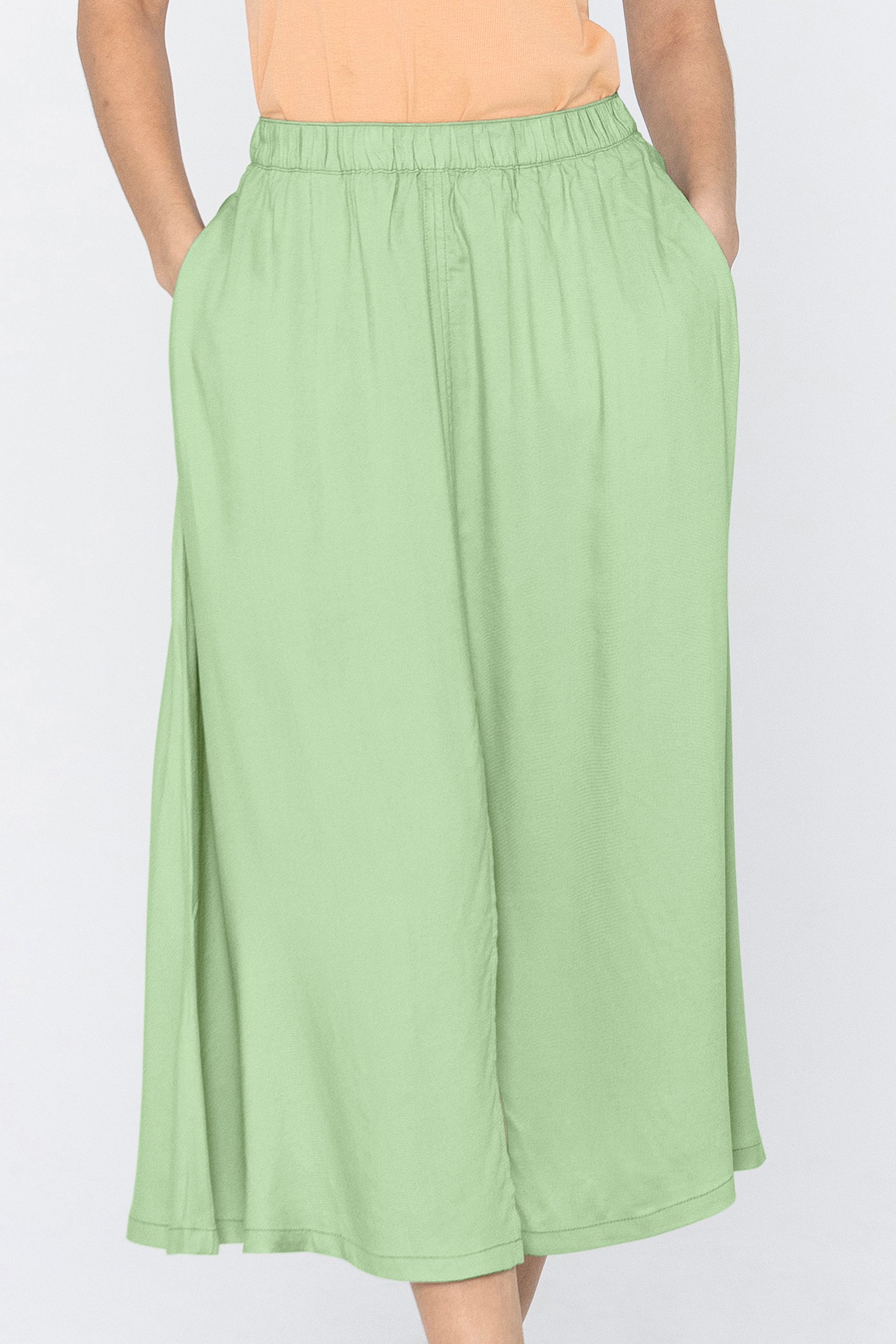 A-Line Maxi Skirt with Front Slit