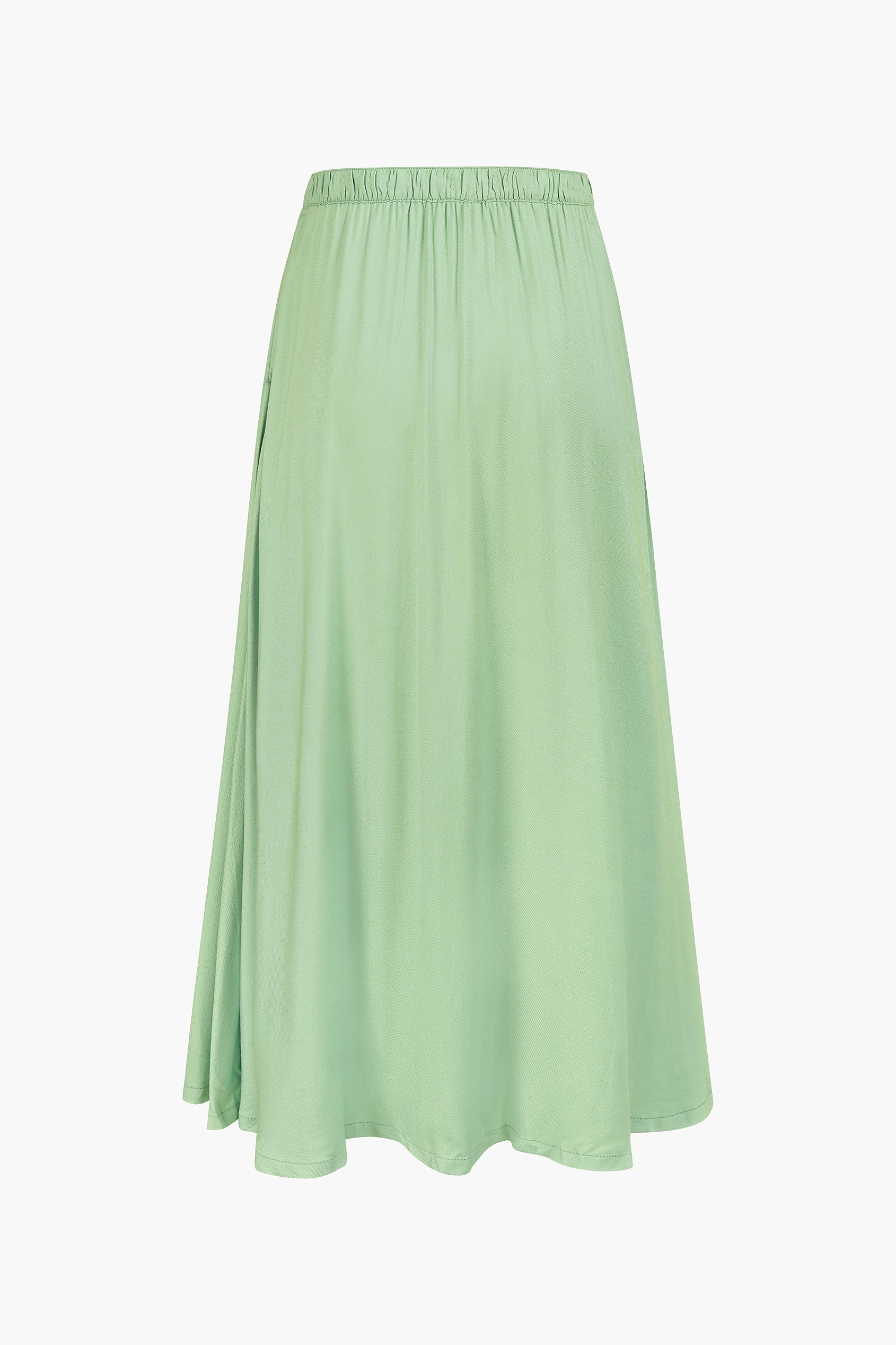 A-Line Maxi Skirt with Front Slit