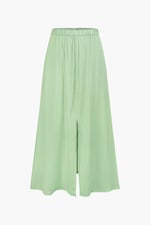 A-Line Maxi Skirt with Front Slit