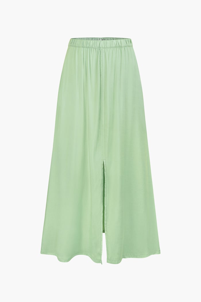 A-Line Maxi Skirt with Front Slit