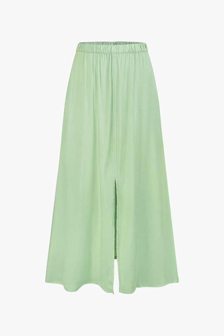 A-Line Maxi Skirt with Front Slit