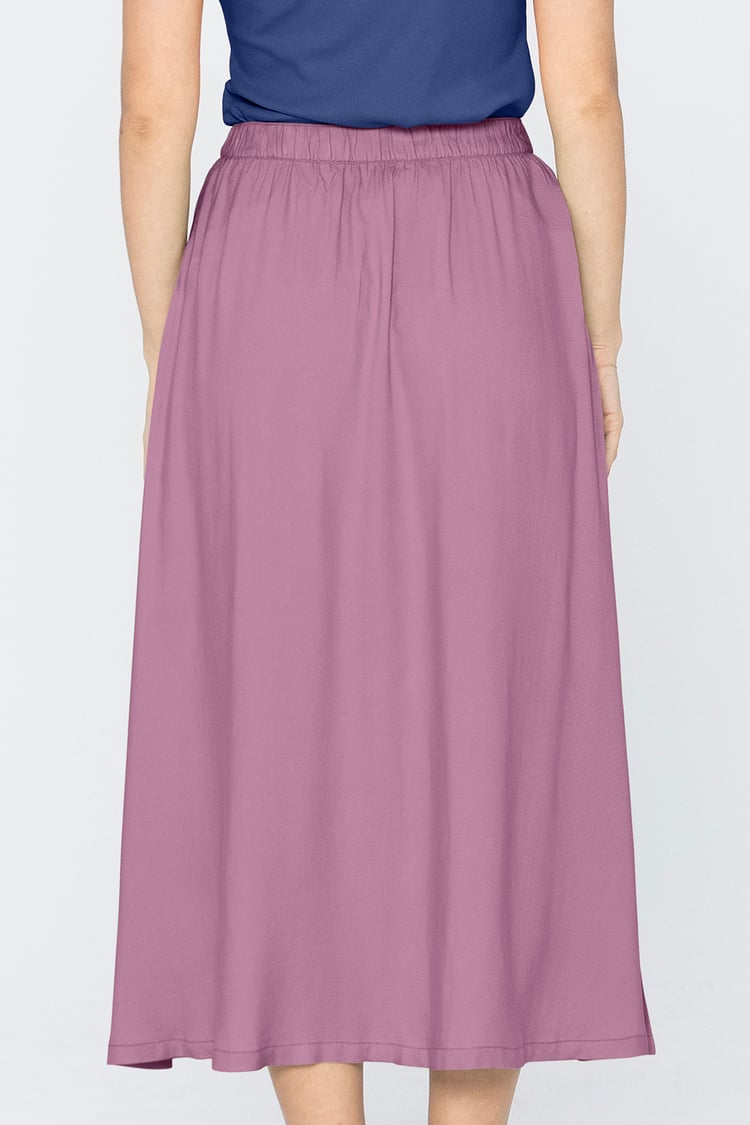 A-Line Maxi Skirt with Front Slit