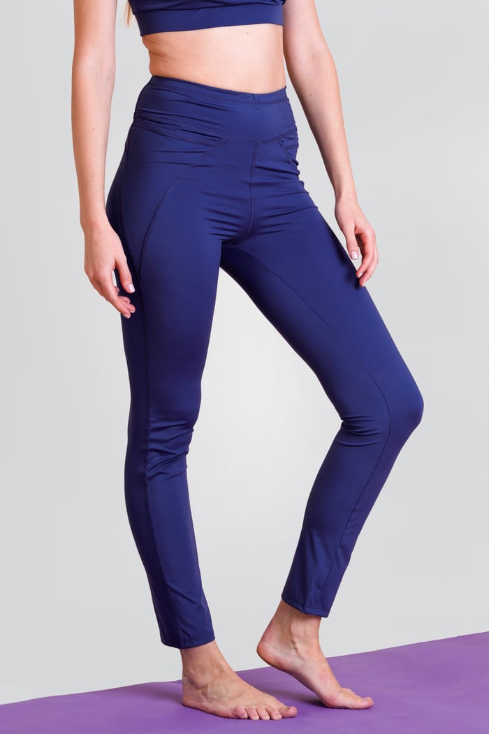 Women's High Waisted Color Block Active Leggings
