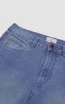 High Waist Raw Hem Flared Jeans