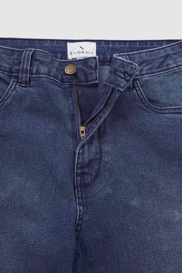 High Waist Raw Hem Flared Jeans