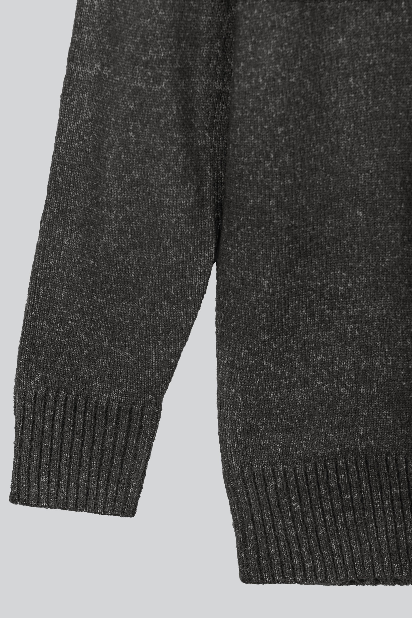 Oversized Knitted Hooded Tunic