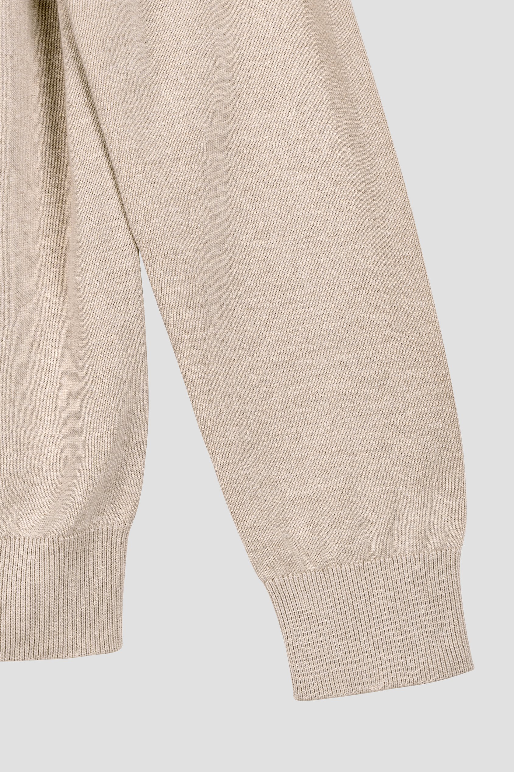 Mens Pure Cotton V-Neck Jumper