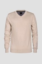 Mens V-Neck Knitted Jumper