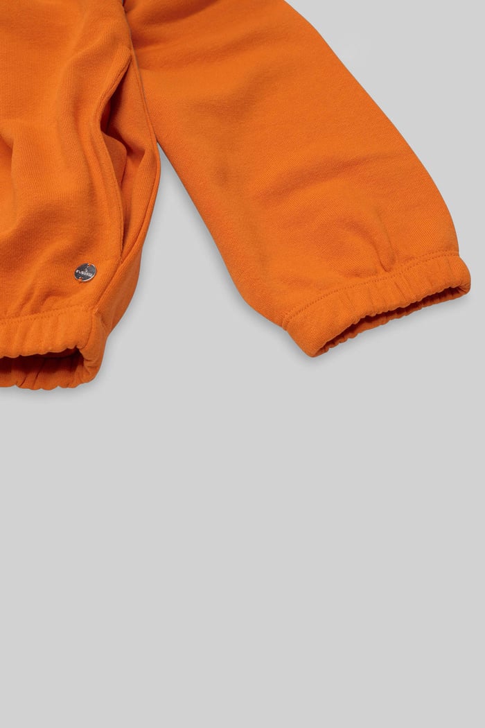 Jersey Hoodie With Elastic Waistband