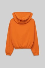 Jersey Hoodie With Elastic Waistband