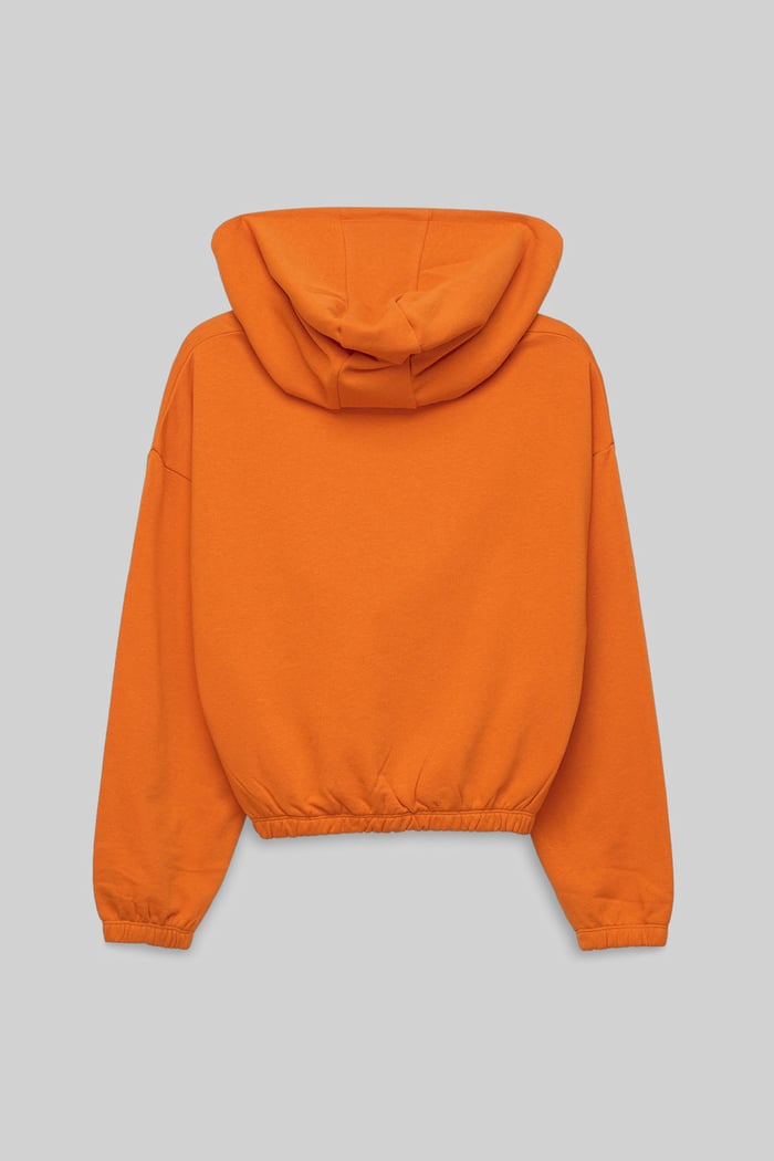 Jersey Hoodie With Elastic Waistband