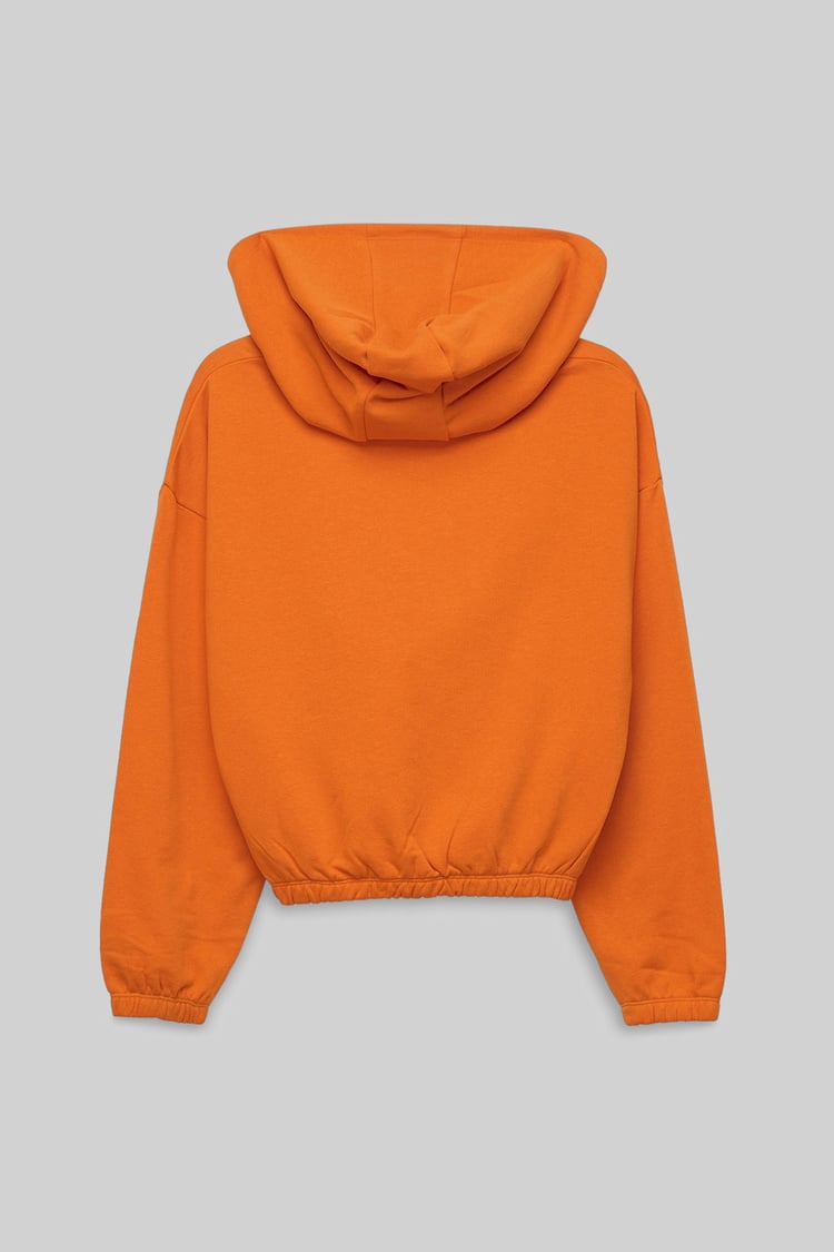 Jersey Hoodie With Elastic Waistband