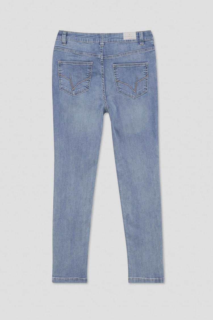 High Waist Slim Fit Jeans