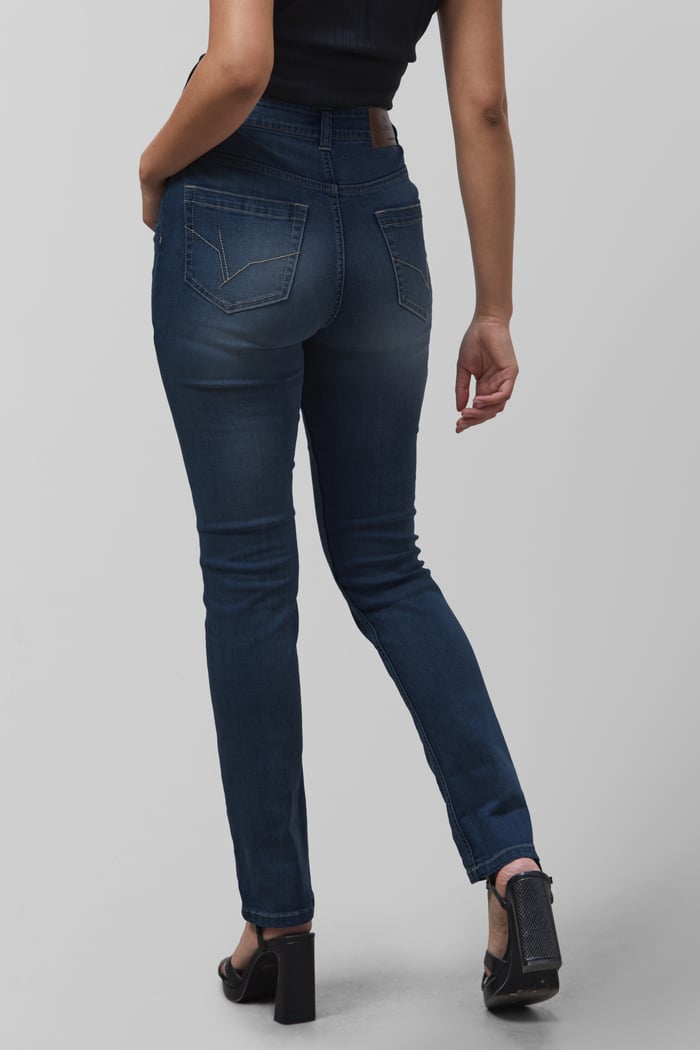 High Waist Slim Fit Jeans