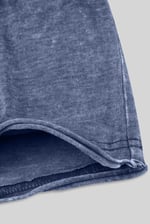 Mens Indigo Wash Graphic T-Shirt