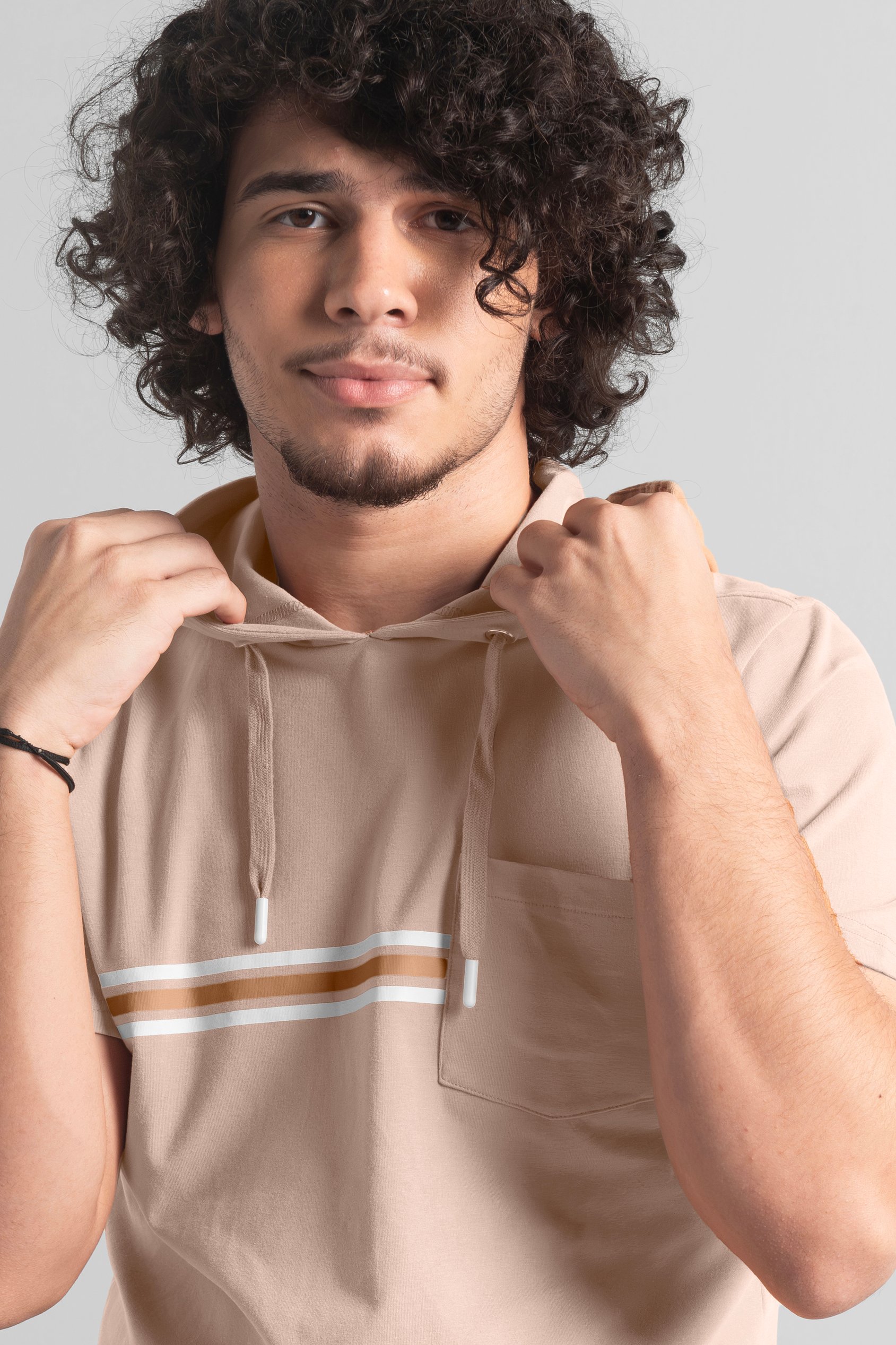 Mens Essential Hooded Tee & Shorts Set