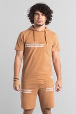 Mens Essential Hooded Tee & Shorts Set