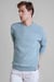 Mens Waffle Knit Crew Neck Jumper