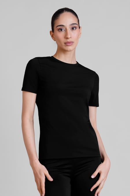 Nude Slim Fit Moisture Wicking Active T-Shirt