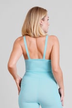 Pleated Front Racer Active Top