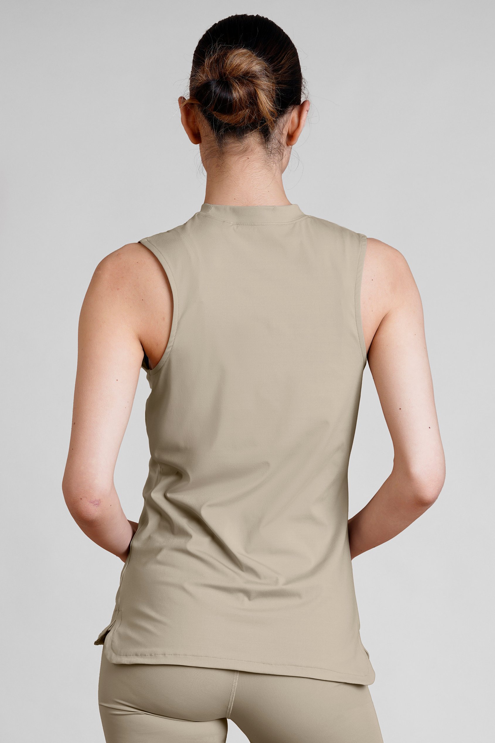 Womens High Neck  Active Vest
