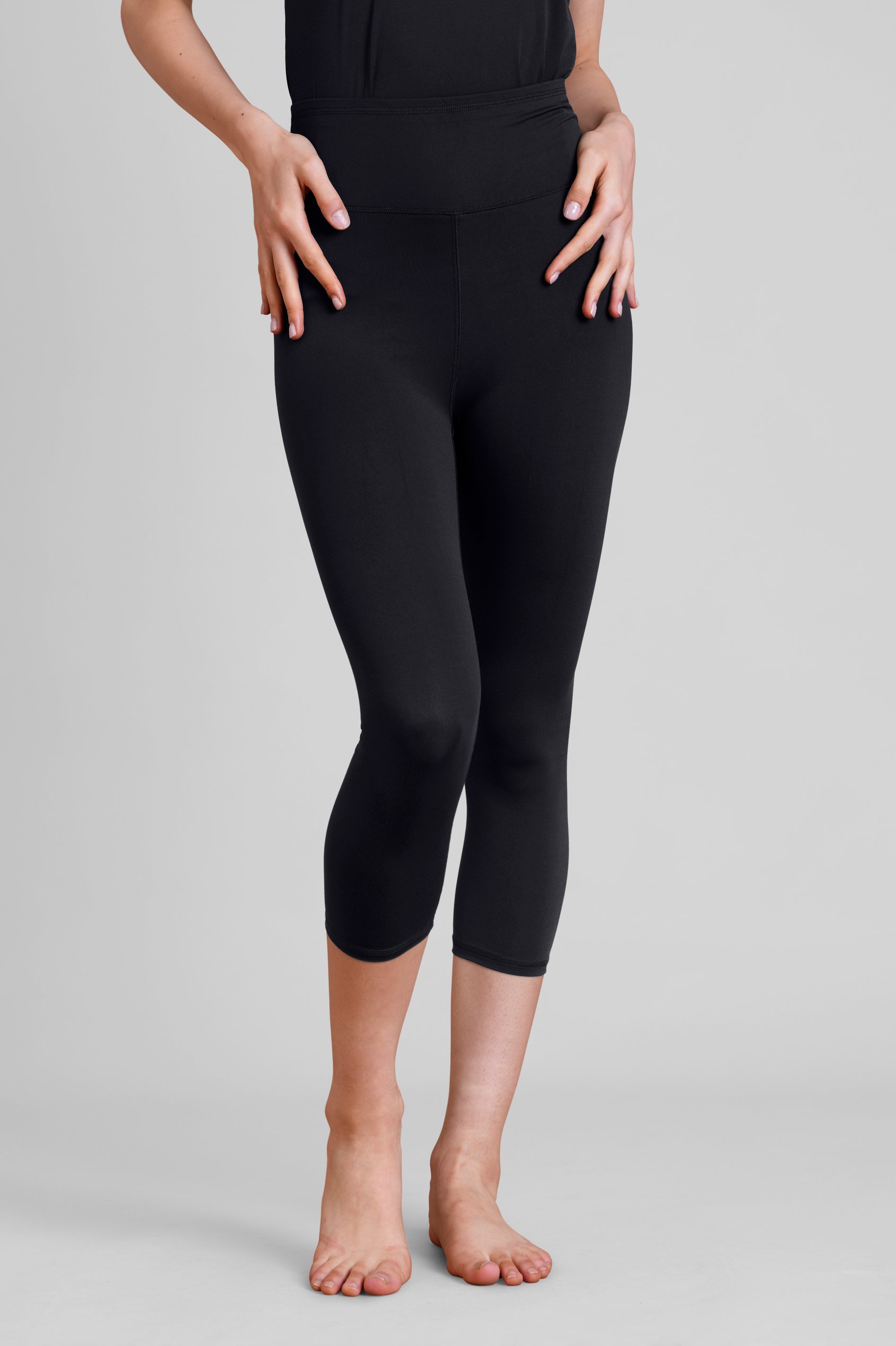 High Waisted Cropped Active Leggings