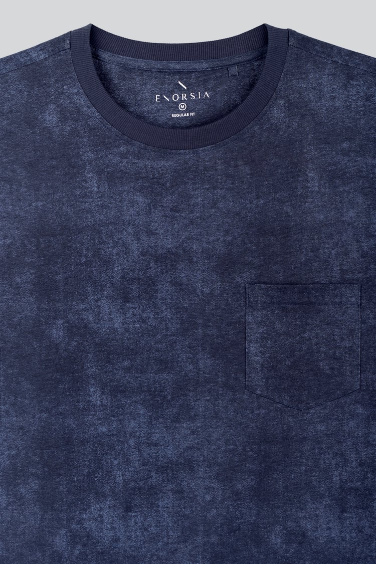 Vintage Print Short Sleeve T-Shirt