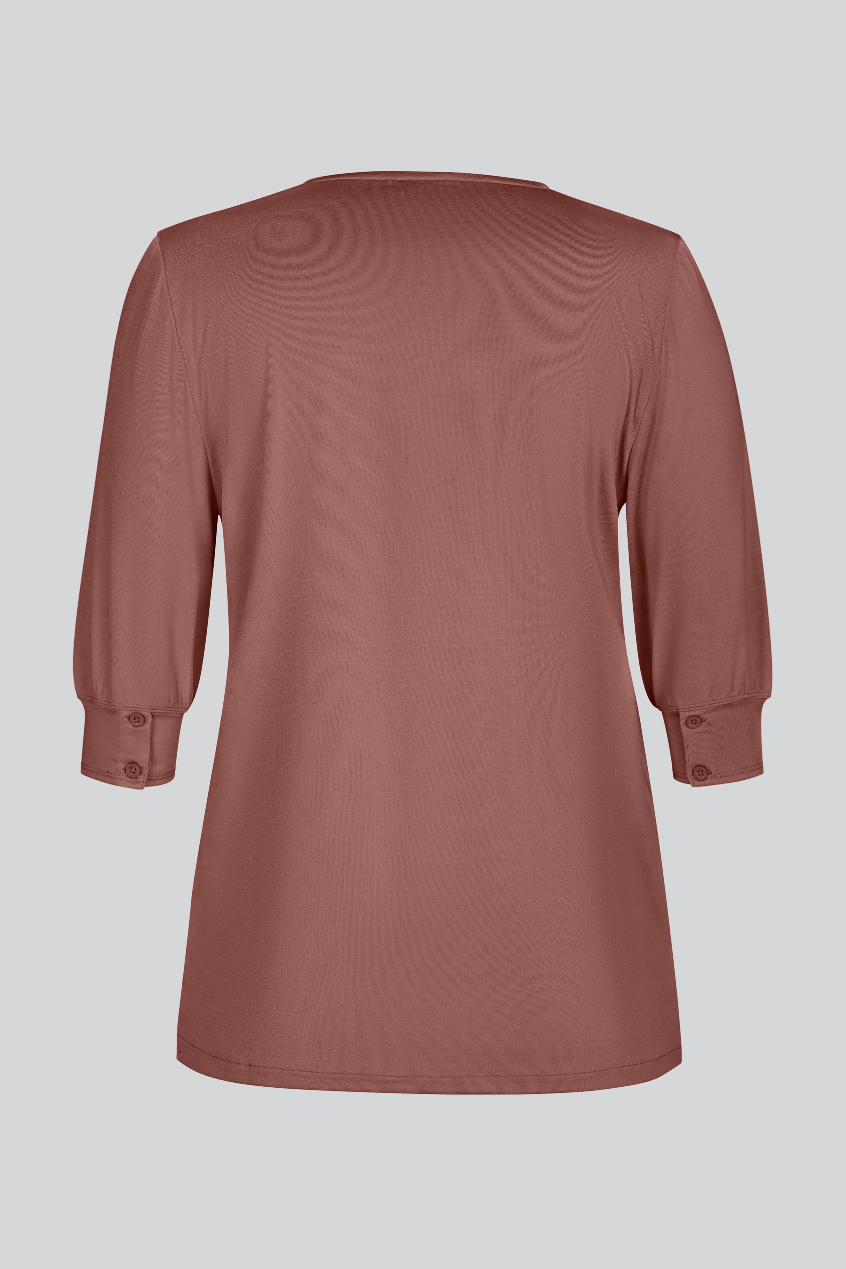 Womens V-Neck front Pleated Jersey Tops