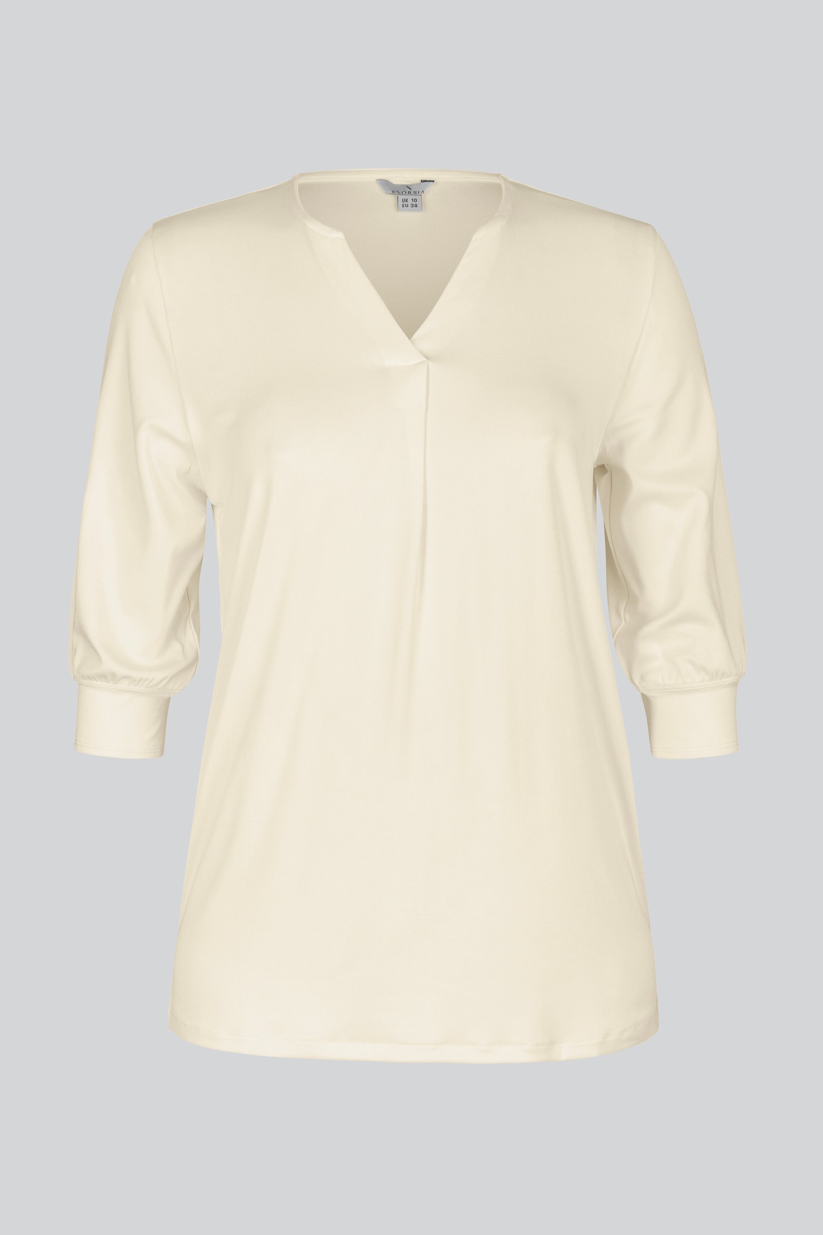 Womens V-Neck front Pleated Jersey Tops