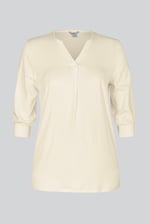 Womens V-Neck front Pleated Jersey Tops