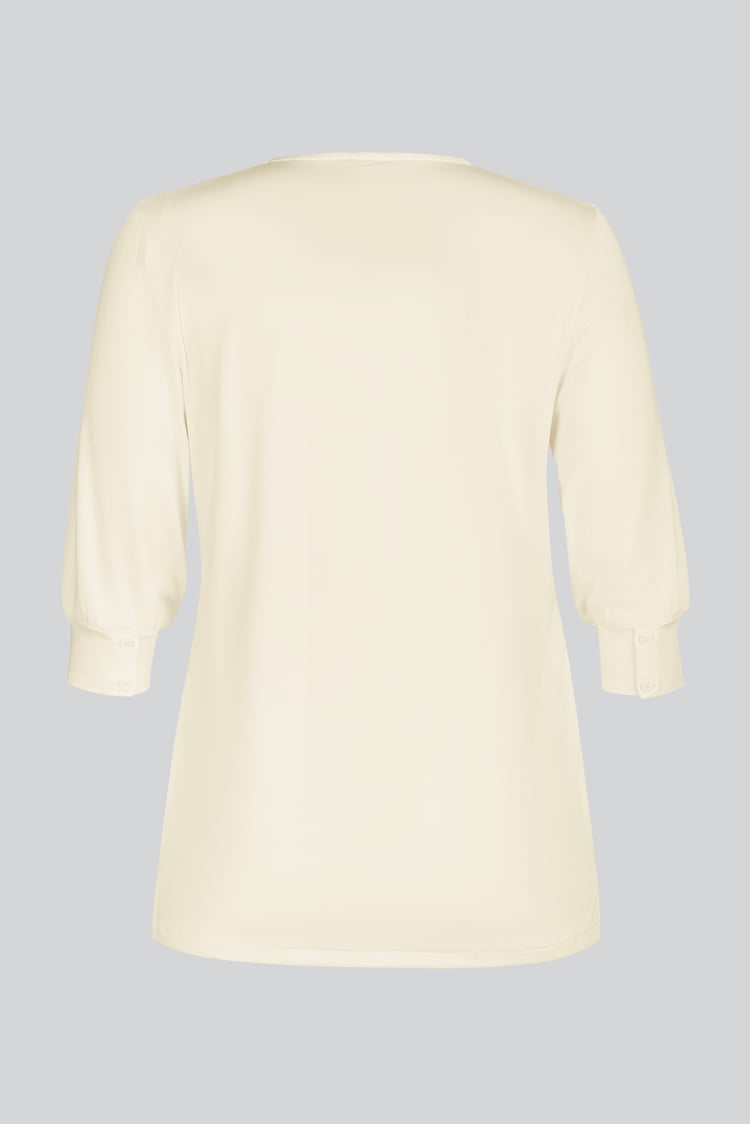 Womens V-Neck front Pleated Jersey Tops