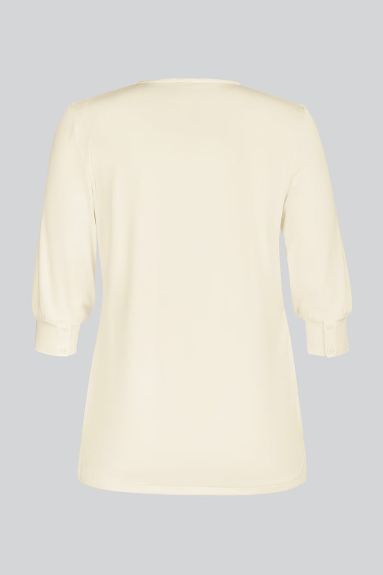 Womens V-Neck front Pleated Jersey Tops